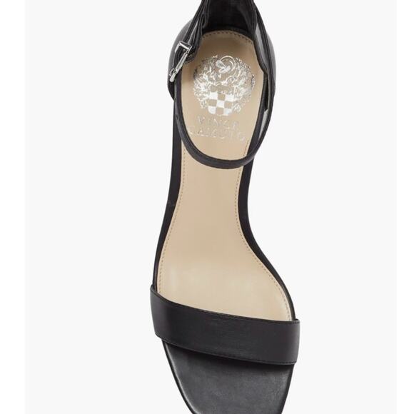 Vince Camuto Margry Block Heel Sandals Size 11 Black Adjustable Ankle Strap New - Picture 4 of 6